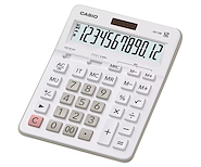 Calculadora | Escritorio | 12 digitos | Disp extra grande | CASIO CE GX-12B-WE