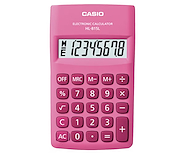 Calculadora | Portátil | 8 digitos | Display grande | Viaje CASIO CE HL-815L-PK