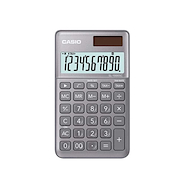 Calculadora | Portatil | 10 digitos | Disp extra grande | Mi CASIO CE SL-1000SC-GY