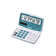 Calculadora | Portatil | 8 digitos | Disp extra grande | Mi CASIO CE SL-100NC-BU