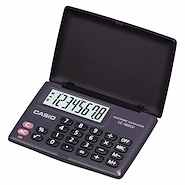 Calculadora | Portatil | 8 digitos | Display Regular | Viaje CASIO CE LC-160LV-BK