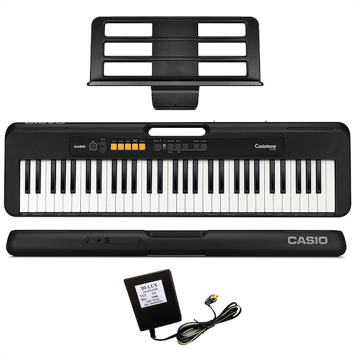 Teclado 61 Teclas 5/8 Octavas 122 Sonidos + Fuente De Regalo CASIO CT-S100  - Kemuel Música