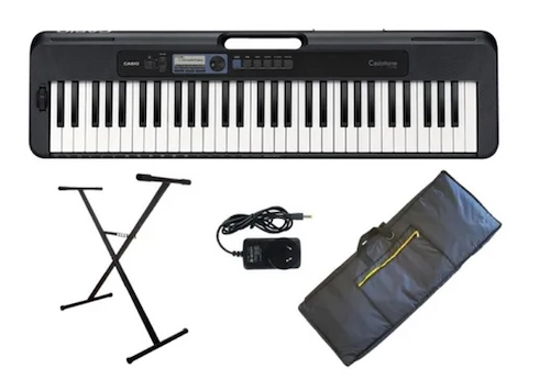 CT-S300 + FUNDA + SOPORTE + FUENTE CASIO CT-S300 PACK - $ 360.682