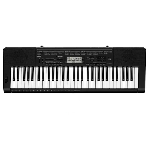 Teclado sensit, 61t, t/piano, 48 polif, 400s,100 rit, CASIO CTK3500 - $ 355.854