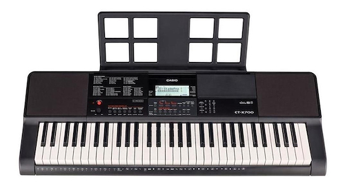 Teclado | 61 teclas standard Sensitivas | 600 Sonidos AIX | CASIO CT-X700 - $ 397.055