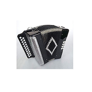 Acordeon | a Botonera | 21 tonos | 8 Bajos | Con Correa | Es CORELLI NHC2108(P GC) BK