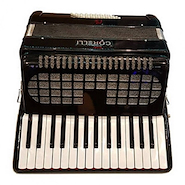 Acordeon | a Piano | 30 teclas | 48 bajos | Con correa | Fun CORELLI HC3048(A) BK