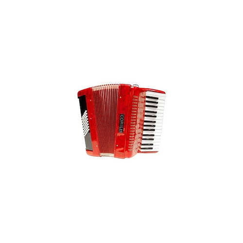 Acordeon | a Piano | 30 teclas | 48 bajos | Con correa | Fun CORELLI HC3048(A) RD - $ 1.287.593
