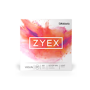 Encordado | p/ violín | 4/4 | ZYEX | Re (D) entorchada en al DADDARIO ORCHESTRAL DZ310A4/4L