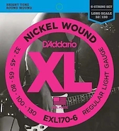 Encordado p/ bajo 6 cuerdas 032 DADDARIO Strings EXL170-6