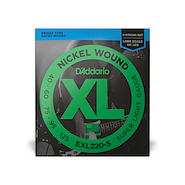 Encordado p/ bajo 5 cuerdas 0.40 DADDARIO Strings EXL220-5