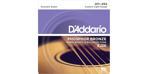 SET ACOUS PHOS BRZ CST LITE DADDARIO Strings EJ26 - $ 21.075