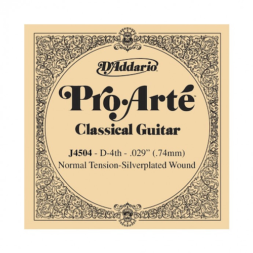Cuerdas suelta | Clasica EJ45  | 4ta | Nylon entorchado | MC DADDARIO Strings J4504 - $ 37.128