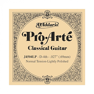 Cuerdas suelta | Clasica EJ45LP | 4ta | Nylon Lich Polish co DADDARIO Strings J4504LP