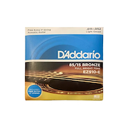 Encordado | Acustica | 011-052 | Bronze 85/15 | Lite  |  Ext DADDARIO Strings EZ910-E