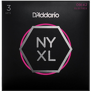 Encordado | Electrica | 009-012-015-024-032-042 | Nickel Wou DADDARIO Strings NYXL0942-3P