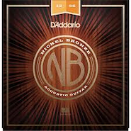 SET AC NICKEL BRNZE LT/MED BTM DADDARIO Strings NB1256