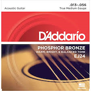 SET ACOUS GTR PHOS BRZ TRUEMED DADDARIO Strings EJ24