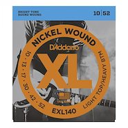 Encordado | Electrica | 010-013-017-030-042-052 | Nickel Wou DADDARIO Strings EXL140
