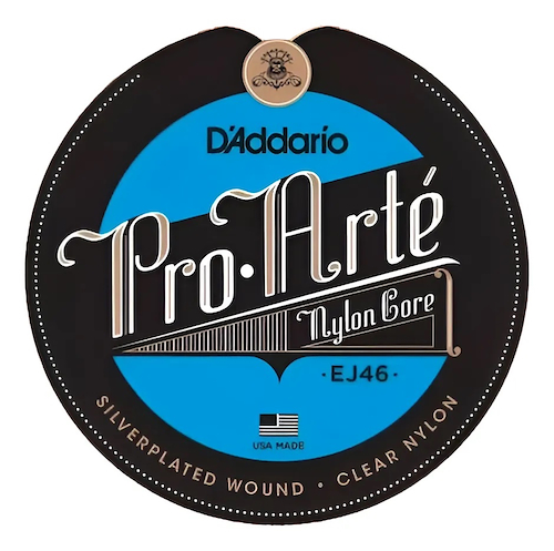 Enc. P/Clásica Pro Arte Nylon, Tensión Hard .029/.032/.0410/ DADDARIO Strings EJ46 - $ 31.051