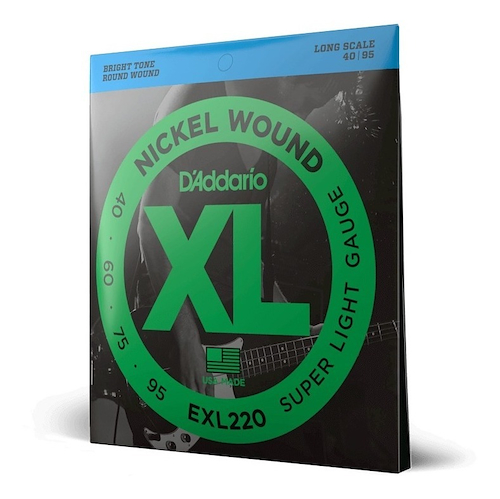 Encordado p/ bajo 4 cuerdas 040 DADDARIO Strings EXL220 - $ 52.214