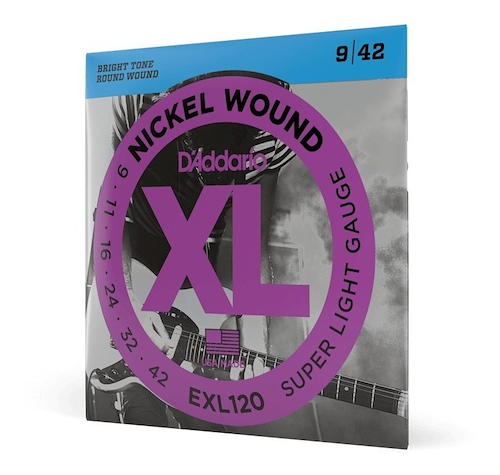 Encordado p/ electrica 0.09 DADDARIO Strings EXL120 - $ 13.560