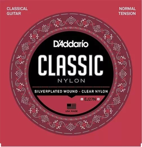 Encordado p/ clasica Tensión normal DADDARIO Strings EJ27N - $ 20.623