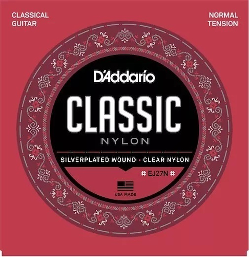 Encordado p/ clasica Tensión normal DADDARIO Strings EJ27N - $ 22.266