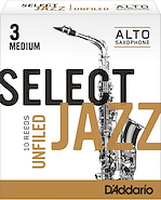 CAÑAS SELECT JAZZ PARA SAXO ALTO UNFLD N° 3M X 1 (MC X 10) DADDARIO WOODWINDS RRS10ASX3M