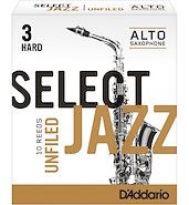 Cañas Select Jazz Para Saxo Alto Unfld N° 3H X 1 (Mc X 10) DADDARIO WOODWINDS RRS10ASX3H