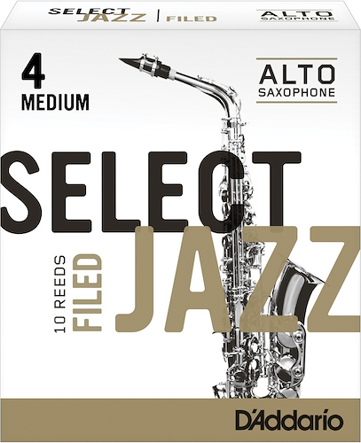 Cañas Select Jazz Para Saxo Alto Filed N° 4M X 1 (Mc X 10) DADDARIO WOODWINDS RSF10ASX4M - $ 62.461