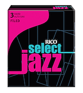 Cañas Select Jazz Para Saxo Alto Filed N° 3H X 1 (Mc X 10) DADDARIO WOODWINDS RSF10ASX3H