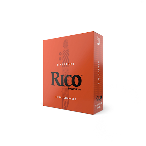 Cañas  |  RICO  |  Clarinete Bb  |  N° 2.0  |  Pack x 10 DADDARIO WOODWINDS RCA1020 - $ 39.523
