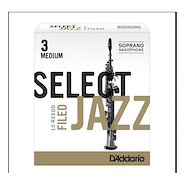Cañas  |  SELECT JAZZ  |  Saxo Soprano  |  Filed   |  N° 2H DADDARIO WOODWINDS RSF10SSX2H