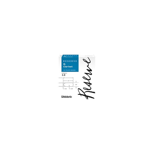 Cañas  |  RESERVE  |  Clarinete Eb  |  N° 3.5+  |  Pack x 10 DADDARIO WOODWINDS DBR10355 - $ 52.397