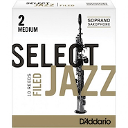 Cañas  |  SELECT JAZZ  |  Saxo Soprano  |  Filed  |  N° 2M DADDARIO WOODWINDS RSF10SSX2M