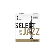 Cañas Select Jazz Para Saxo Soprano Filed Nº 3M X 1 (Mc X 10 DADDARIO WOODWINDS RSF10SSX3M