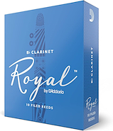 Cañas  |  ROYAL  |  Clarinete Bb  |  N° 1.5  |  Pack x 10 DADDARIO WOODWINDS RCB1015