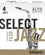 CAÑAS SELECT JAZZ PARA SAXO ALTO FILED N° 4S X 1 (MC X 10) DADDARIO WOODWINDS RSF10ASX4S