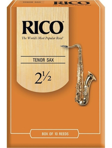 CAÑAS PARA SAXO TENOR, N° 2 1/2 X 1 (MC X 10) DADDARIO WOODWINDS RKA1025 - $ 74.381