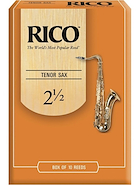CAÑAS PARA SAXO TENOR, N° 2 1/2 X 1 (MC X 10) DADDARIO WOODWINDS RKA1025