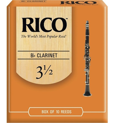 Cañas Rico Para Clarinete N° 3 1/2 X 1 (Mc X 10) DADDARIO WOODWINDS RCA1035 - $ 32.599