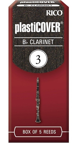 CAÑAS RICO PLASTICOVER PARA CLARINETE N° 3 X 1 (MC X 5) DADDARIO WOODWINDS RRP05BCL300 - $ 45.527
