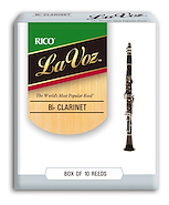 Cañas Lvz Para Clarinete Bb, Medium Hard X 1 (Mc X 10) DADDARIO WOODWINDS RCC10MH