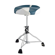 BANQUETA DE BATERIA - THRONE - K SERIE - TRIANGULO AZUL/BLAN DIXON PSNK902TBWKS
