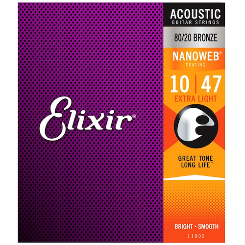 Acoustic 80/20 Bronze con recubrimiento NANOWEB . ELIXIR 11002 - $ 52.837