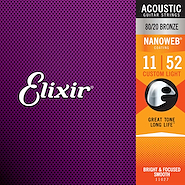 Acoustic 80/20 Bronze con recubrimiento NANOWEB . ELIXIR 11027