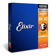 .009-.042 recubrimiento NANOWEB Electric Nickel Plated Steel ELIXIR 12002