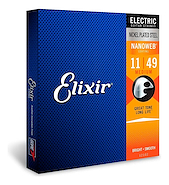 .011-.049 recubrimiento NANOWEB Electric Nickel Plated Steel ELIXIR 12102