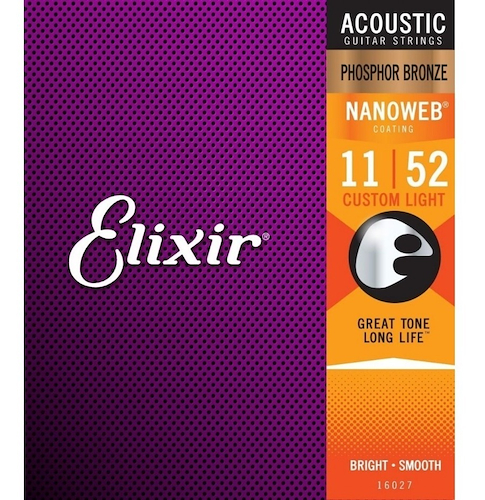 Acoustic Phosphor Bronze con recubrimiento NANOWEB . ELIXIR 16027 - $ 59.822